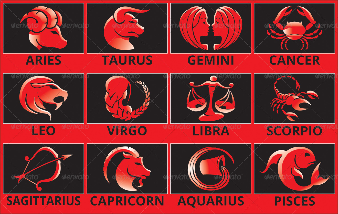 Zodiac Signs by 3D_Ronin GraphicRiver